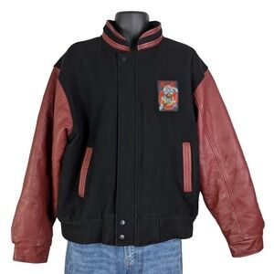 Vintage Canada Sportswear Wool & Leather Varsity Jacket L